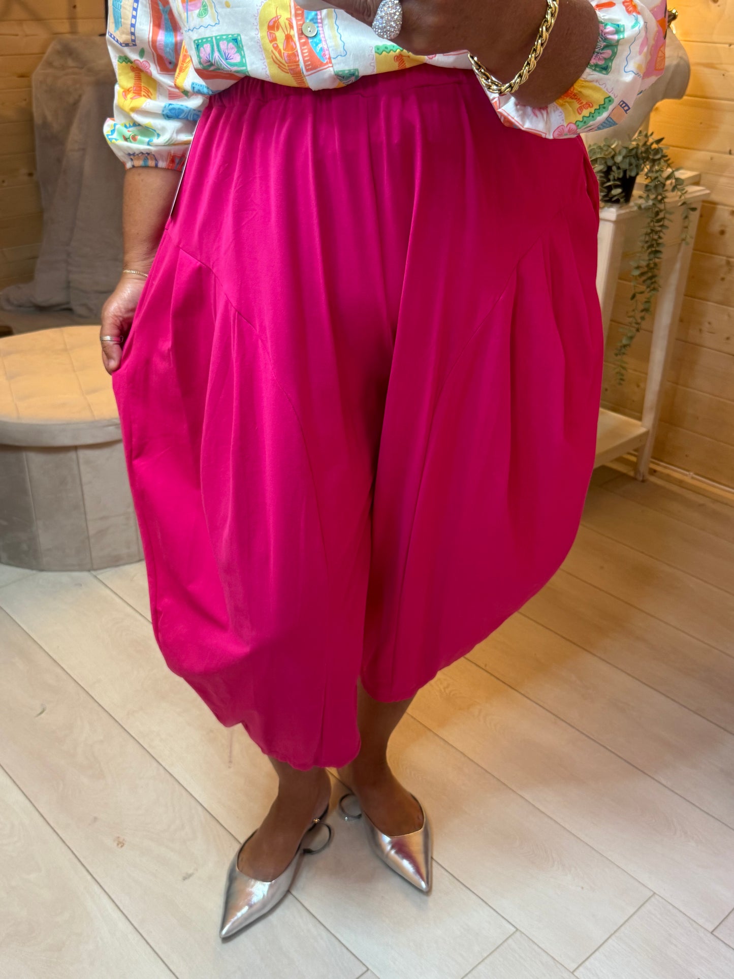 Plain Slouch Trousers