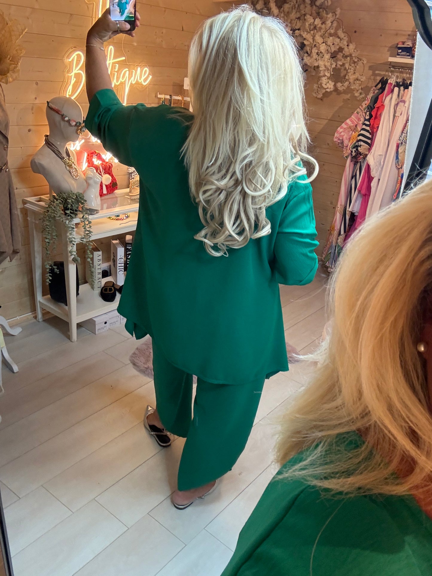 Emerald Lagenlook Co Ord Set