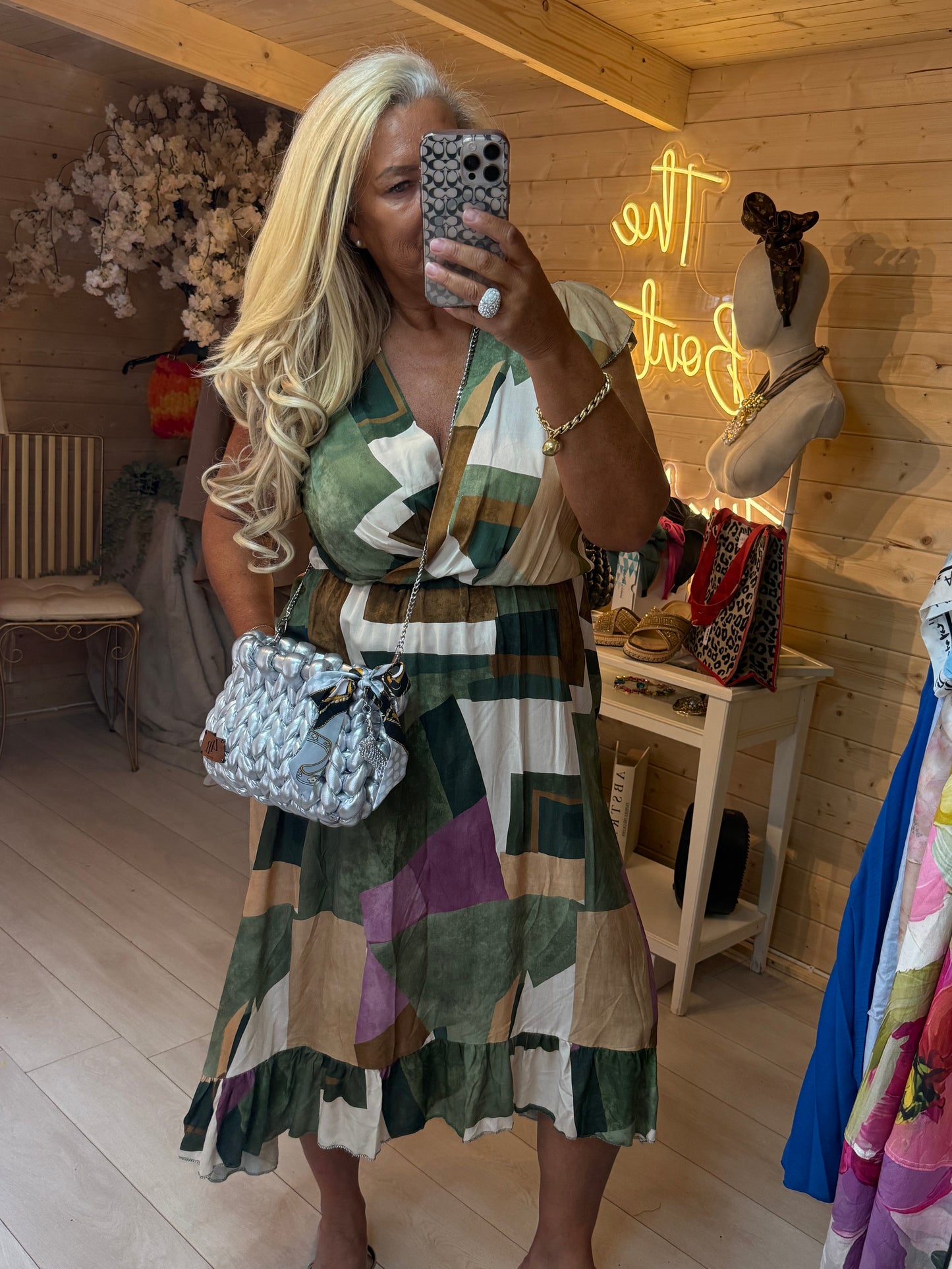 Abstract Dress – One Size 8-18