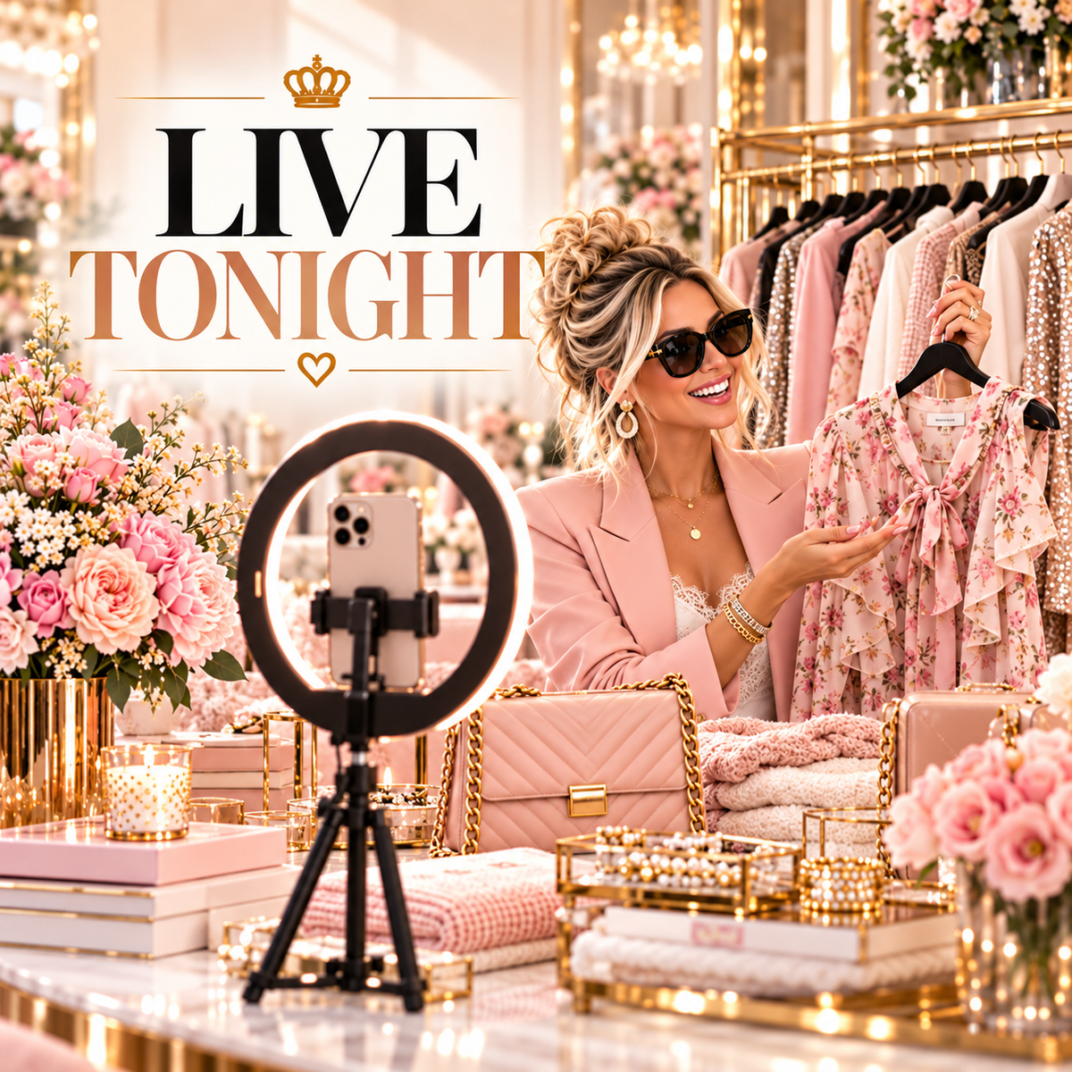 Live Tonight women's fashion collection at The Ultimate Ladies Boutique