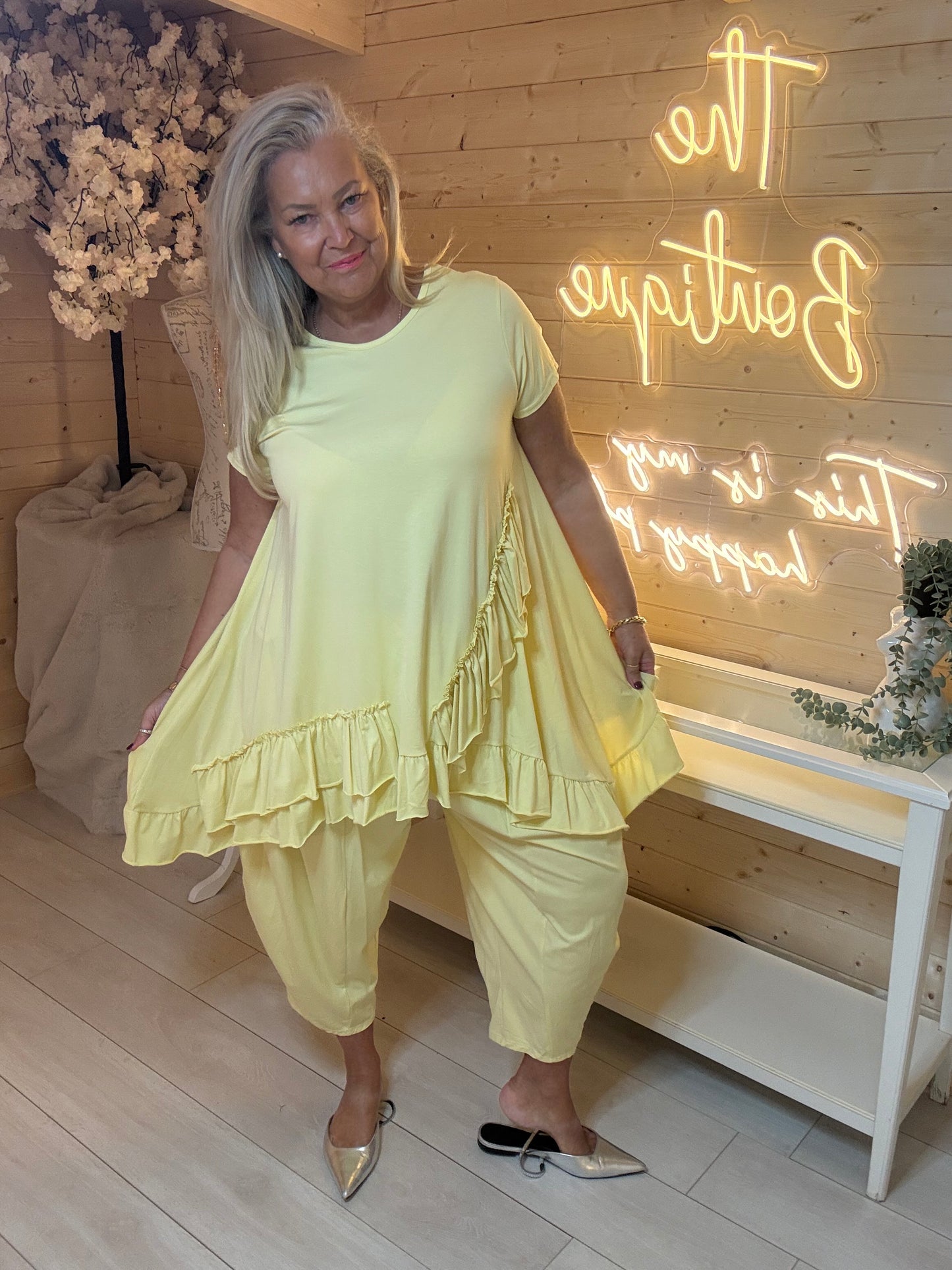 Plain Slouch Trousers