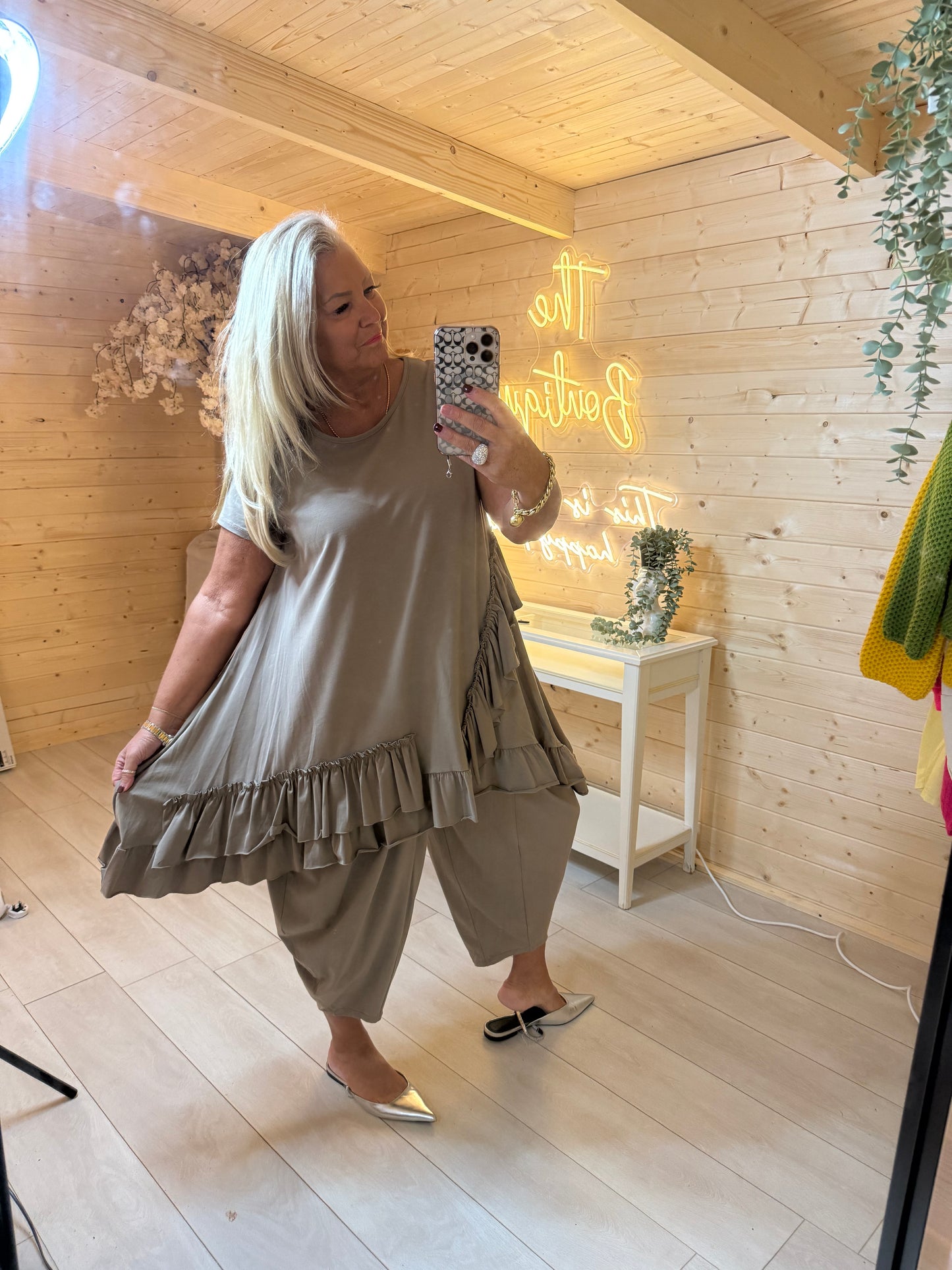 Plain Slouch Trousers