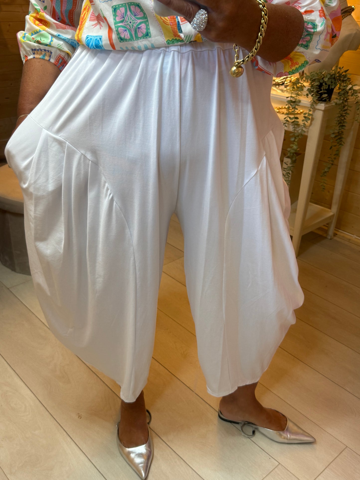 Plain Slouch Trousers