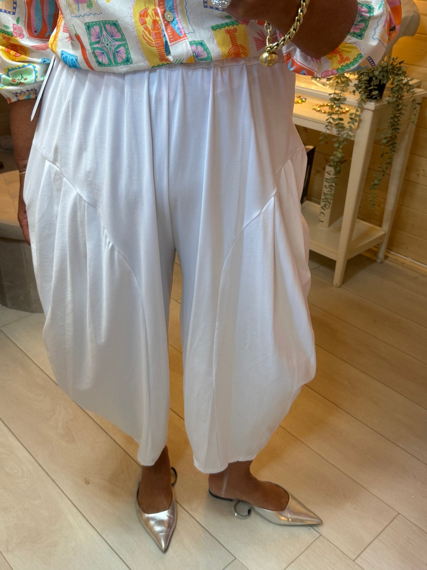 Plain Slouch Trousers