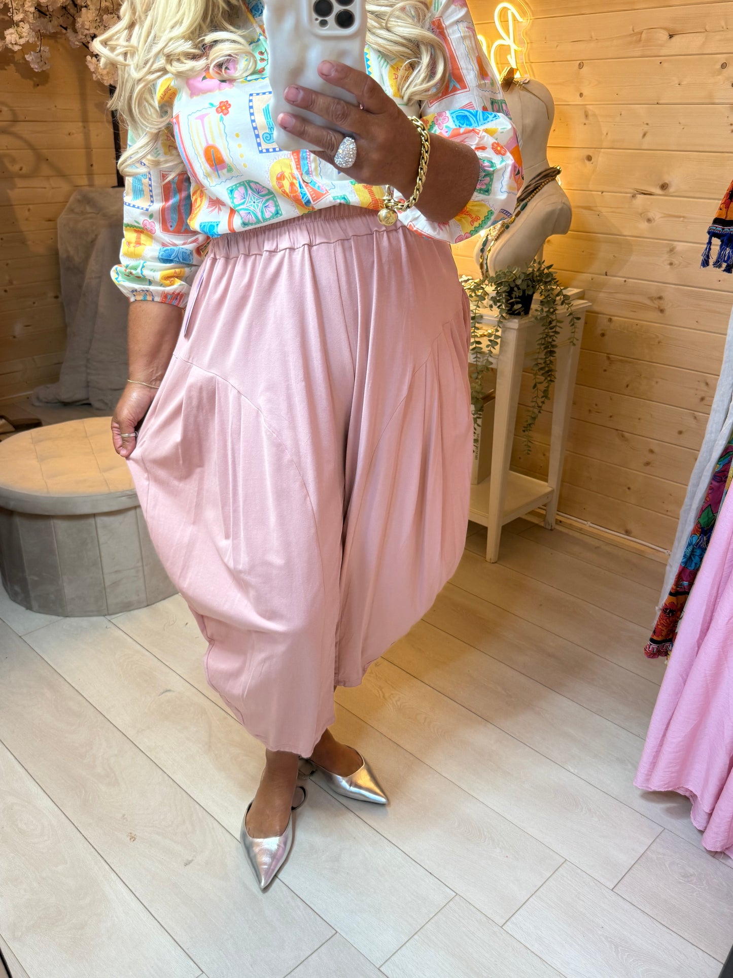 Plain Slouch Trousers