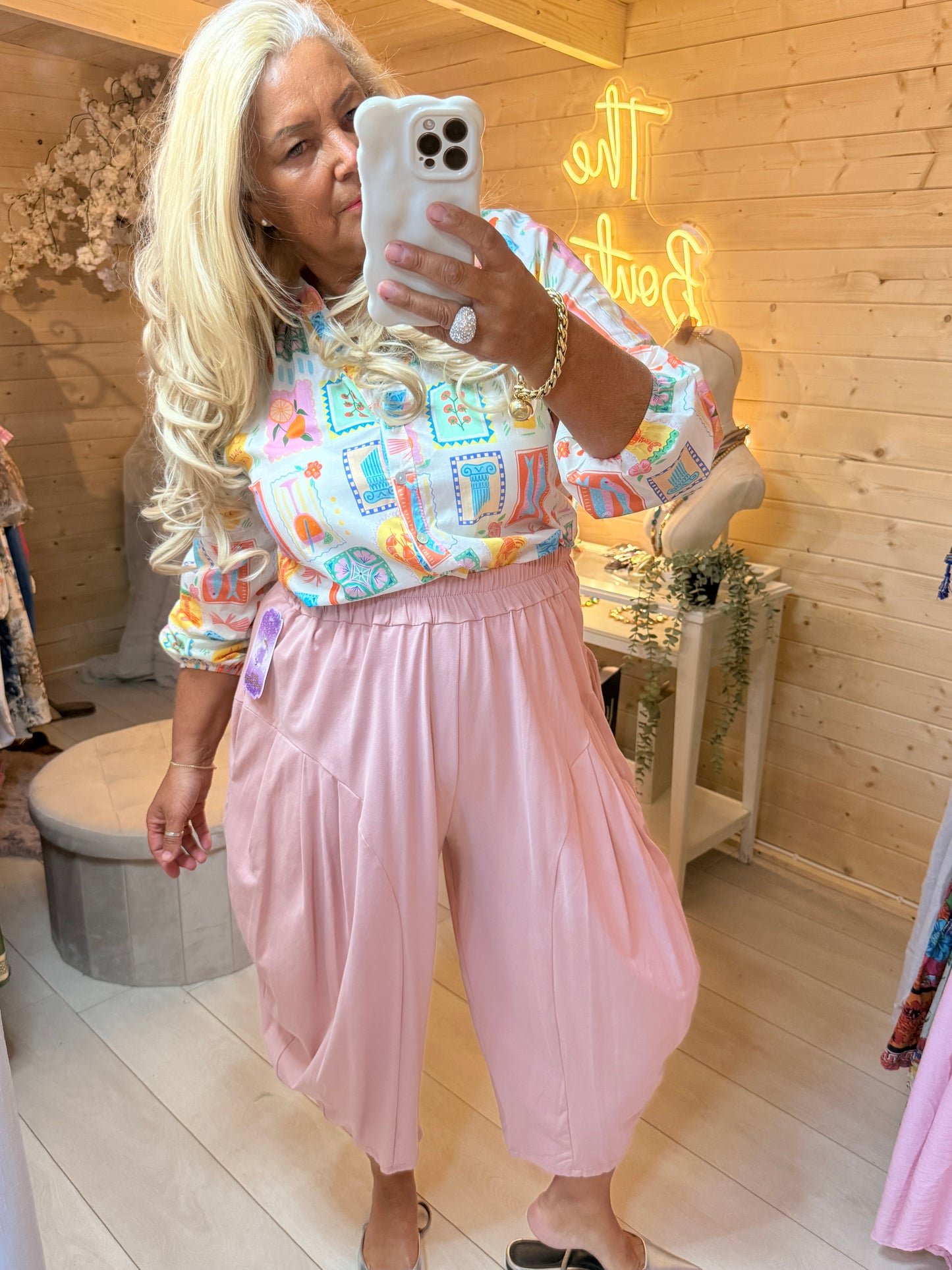 Plain Slouch Trousers