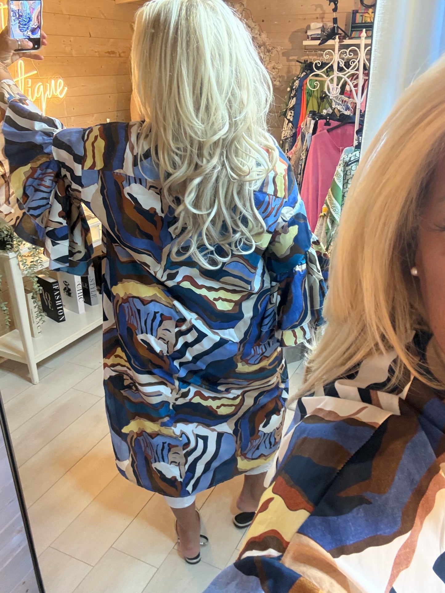 Zebra Print Dress/Jacket