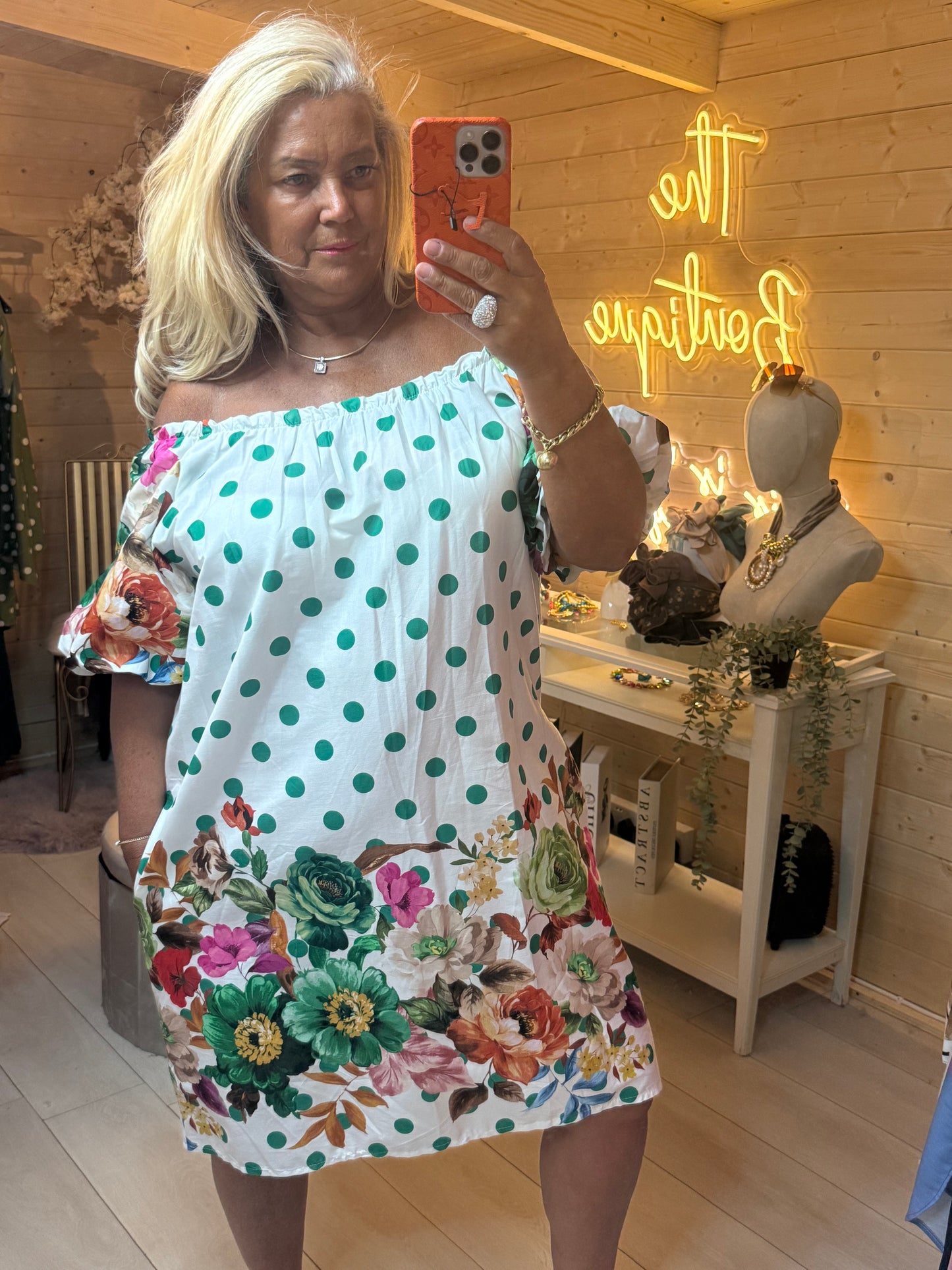 Rosa Bardot Dress