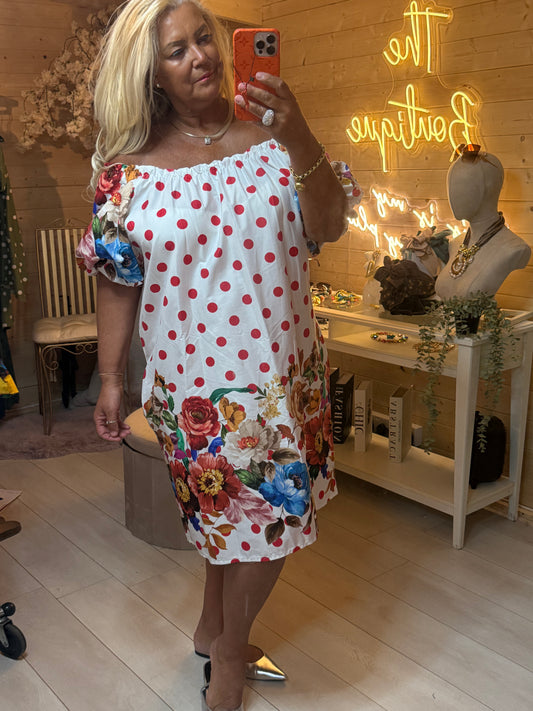Rosa Bardot Dress