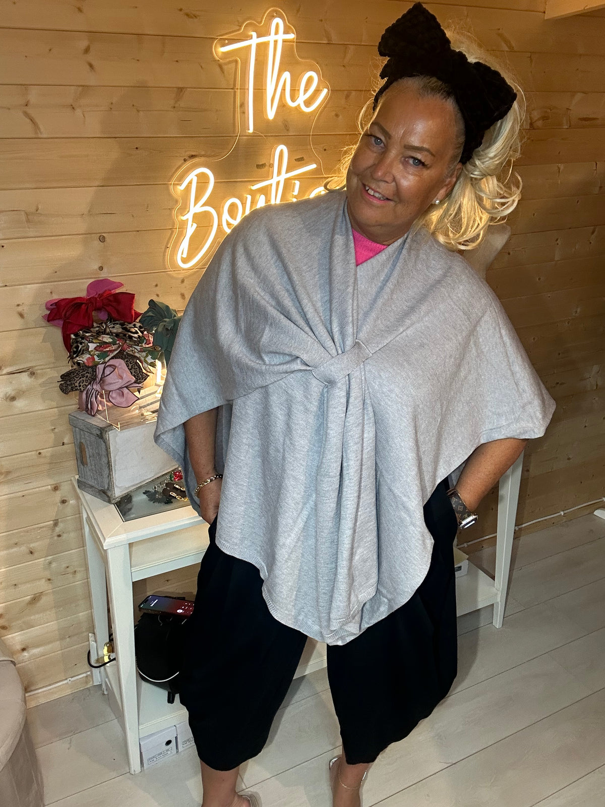Serena soft wrap cape for women