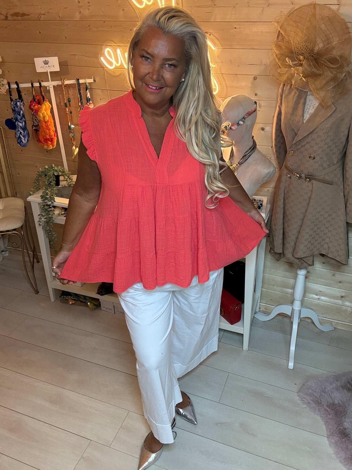 Bella Top Ruffle Edge | One Size 8-18