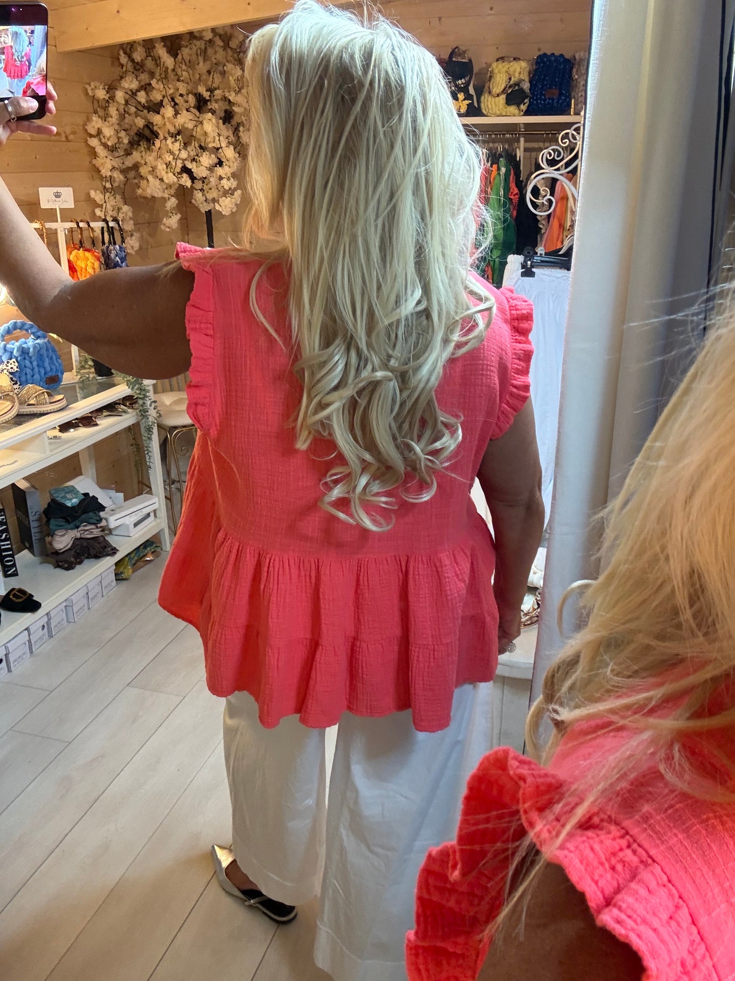Bella Top Ruffle Edge | One Size 8-18