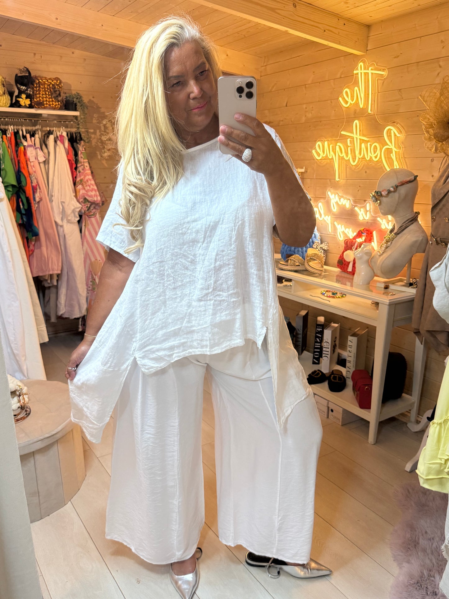 Santorini Flow Top