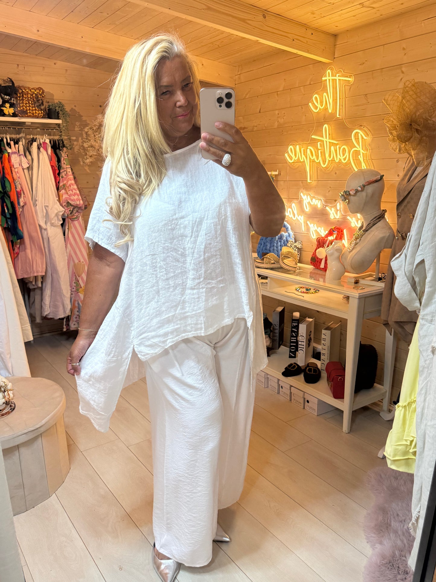 Millow Wide Leg Trousers | One Size 12-22