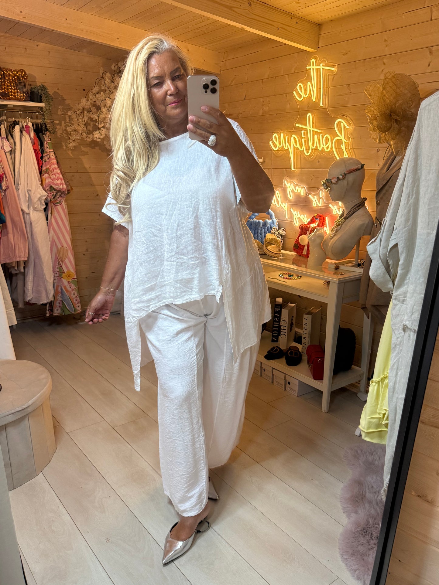 Millow Wide Leg Trousers | One Size 12-22