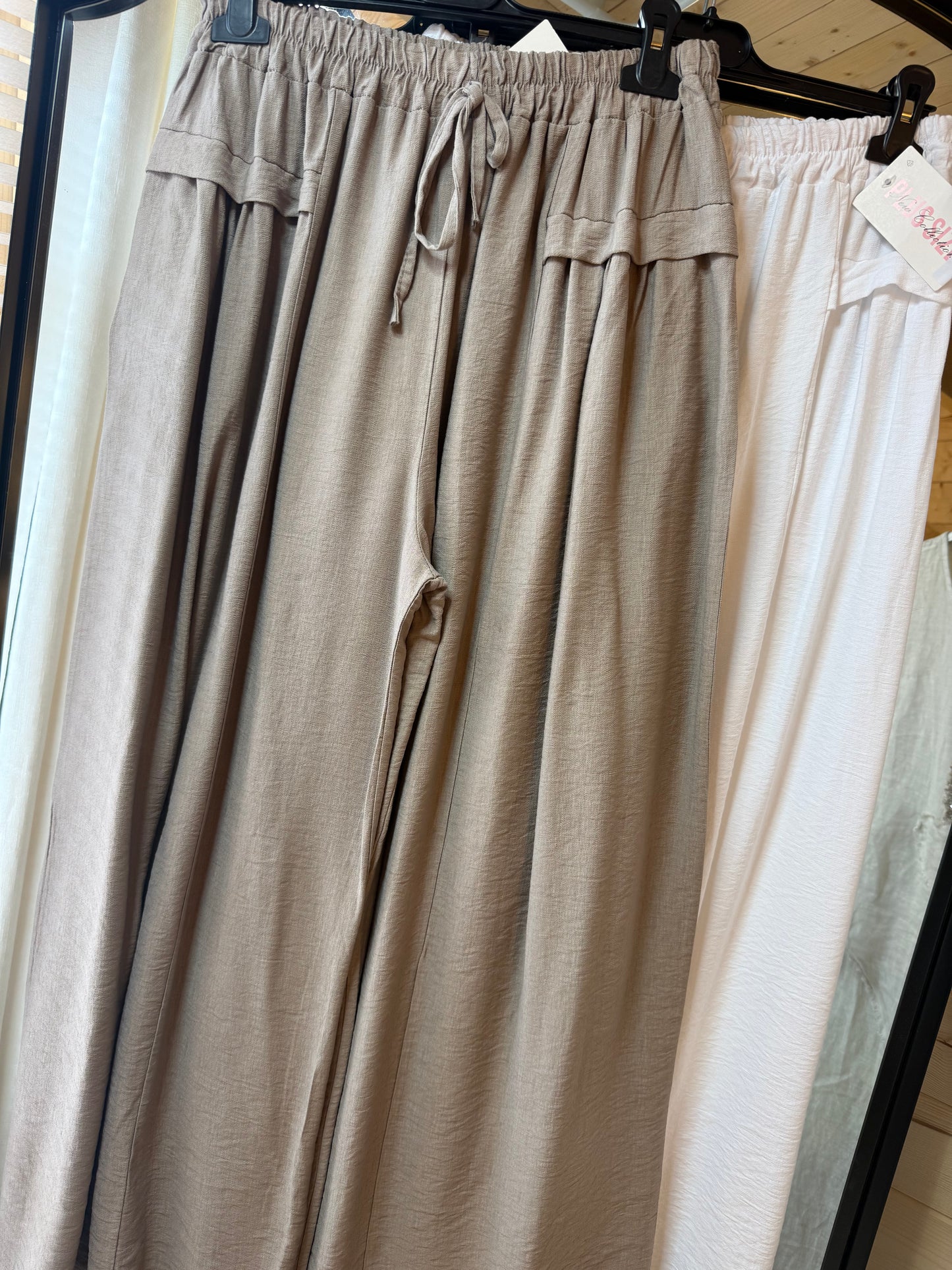 Millow Wide Leg Trousers | One Size 12-22