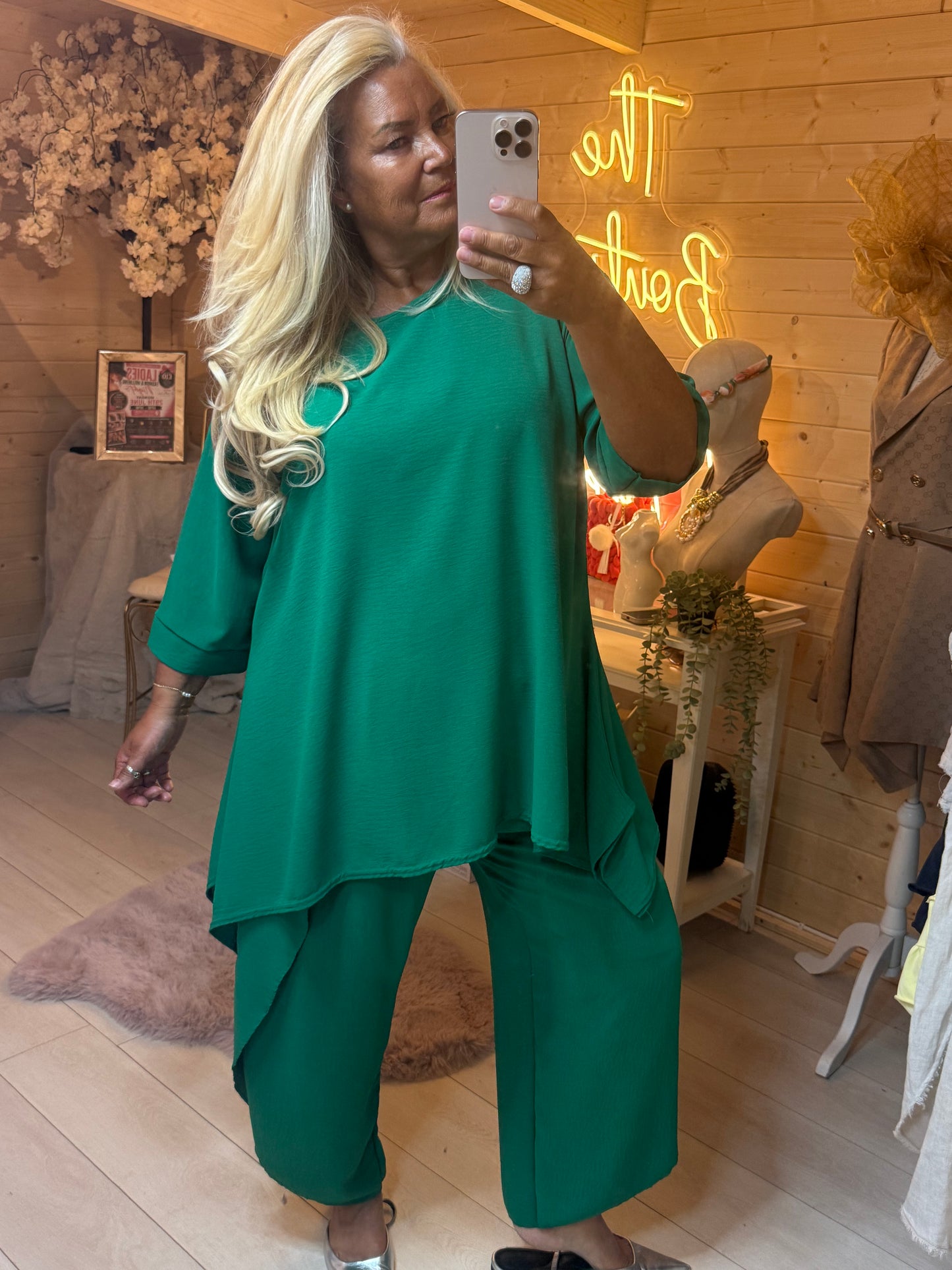 Emerald Lagenlook Co Ord Set