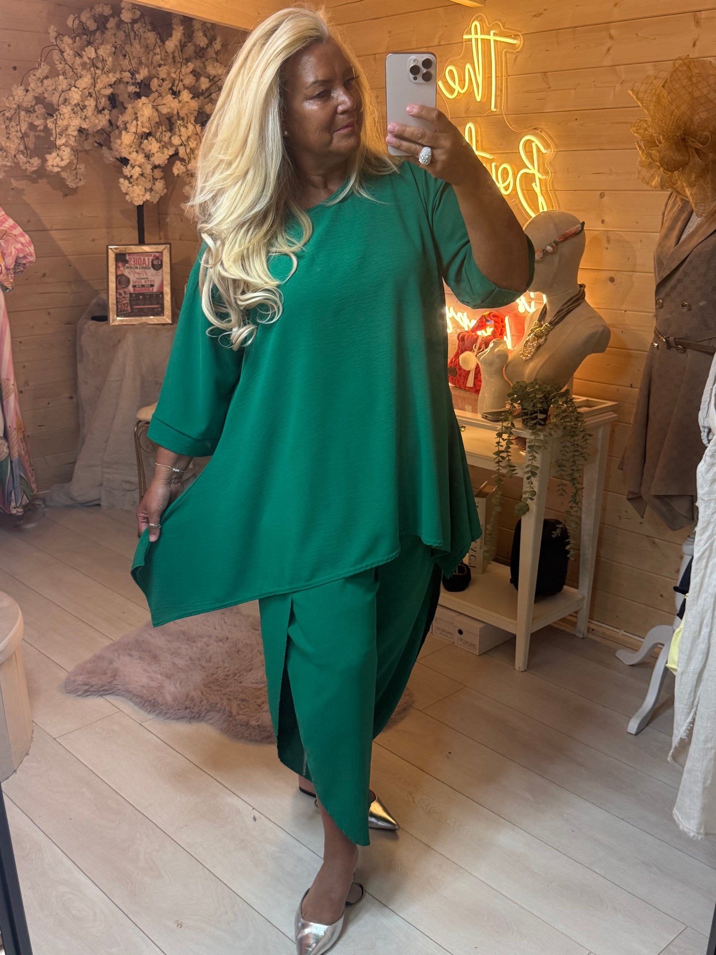 Emerald Lagenlook Co Ord Set