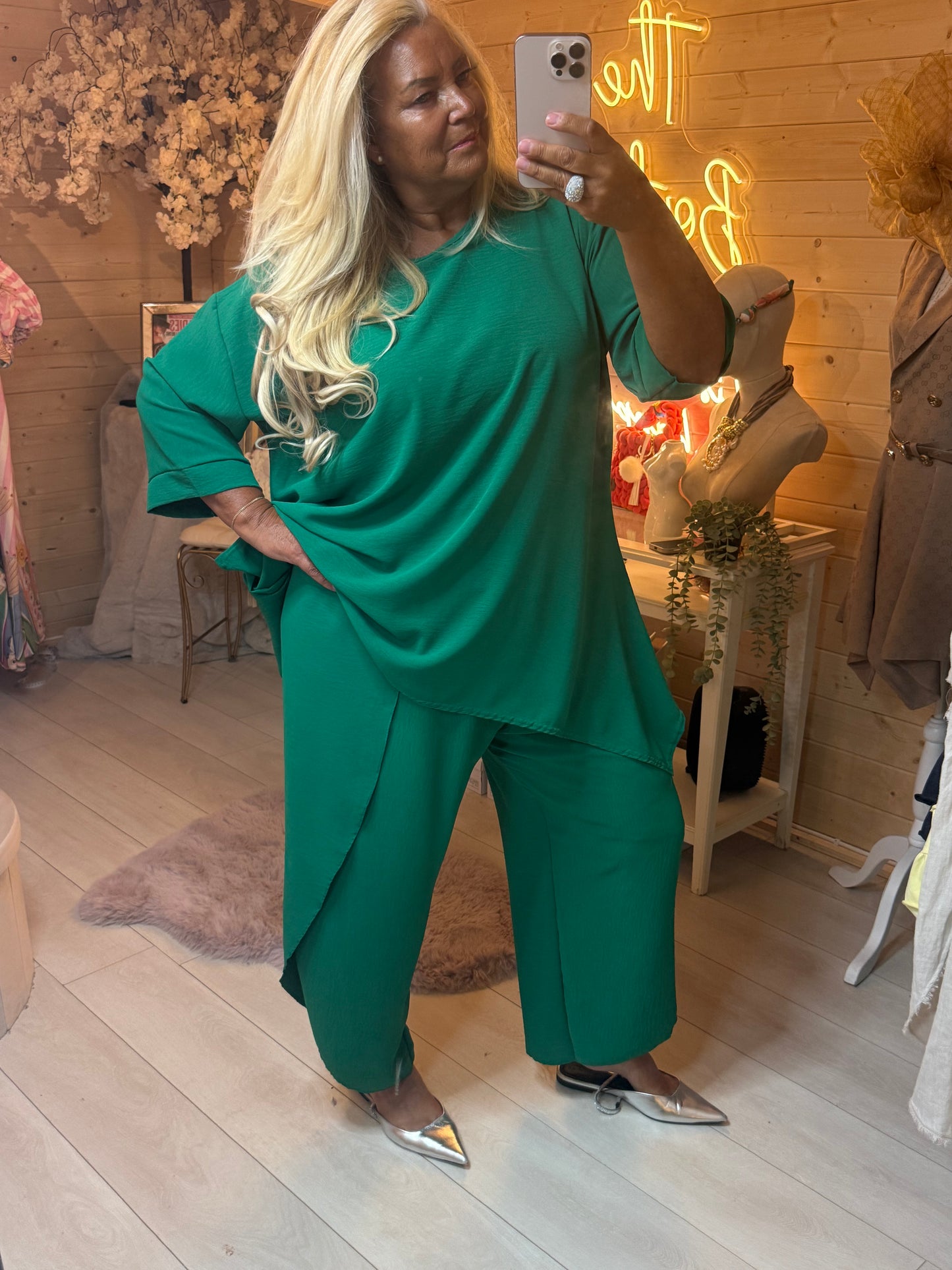Emerald Lagenlook Co Ord Set