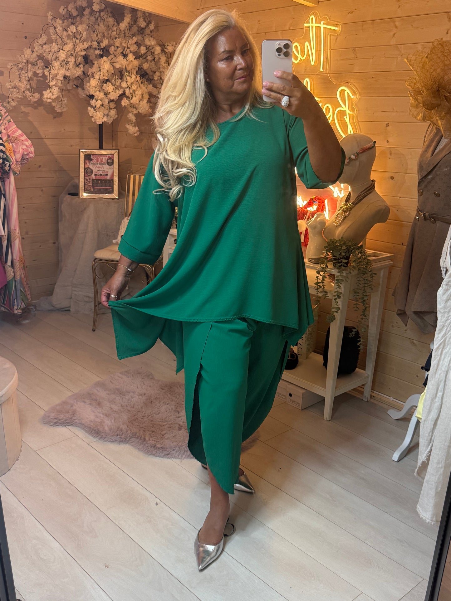 Emerald Lagenlook Co Ord Set