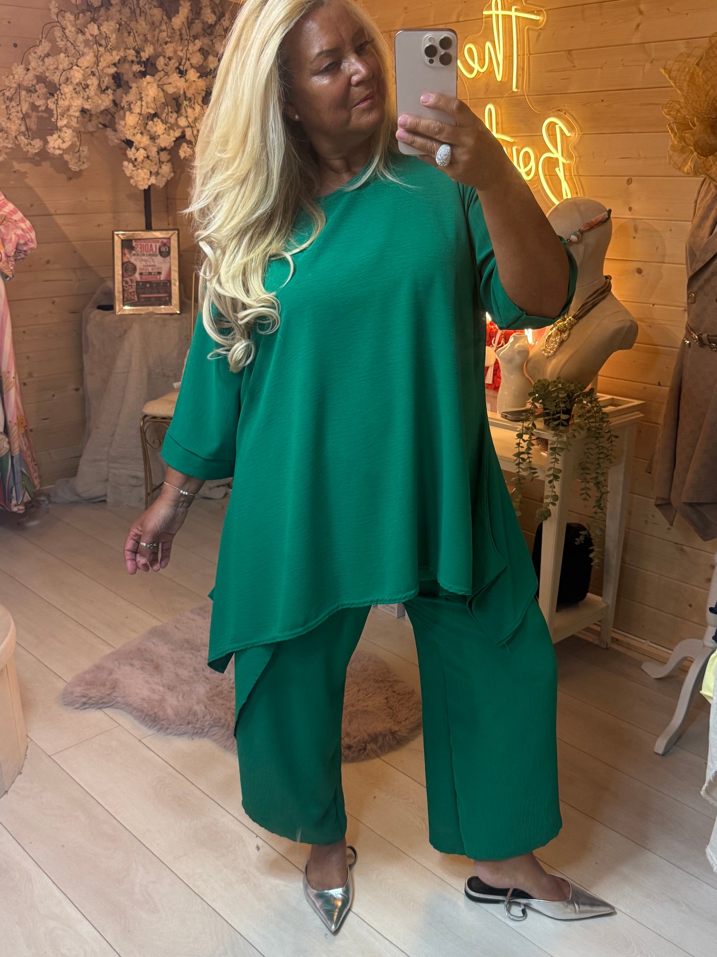 Emerald Lagenlook Co Ord Set