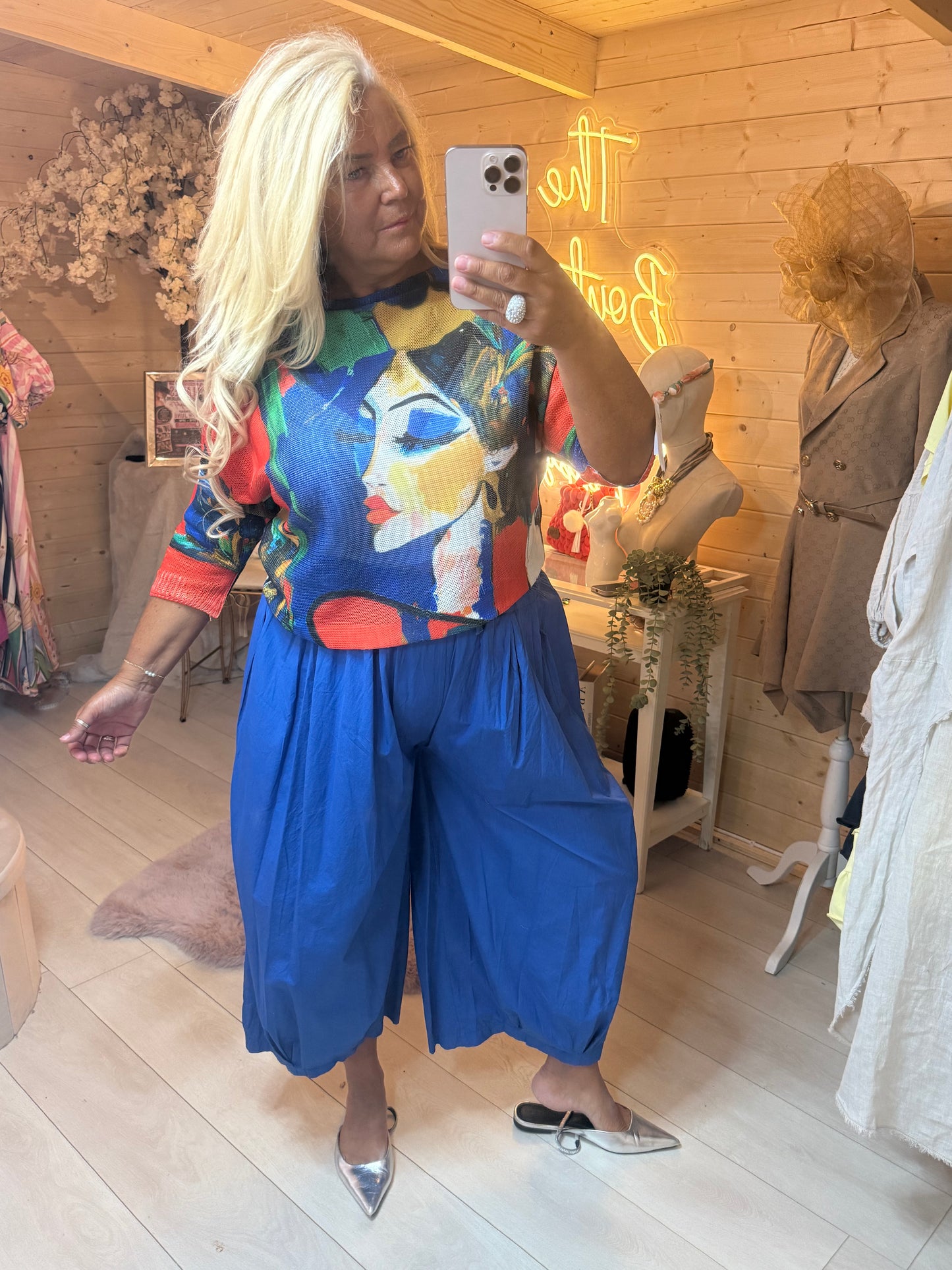 Abstract Lady Top