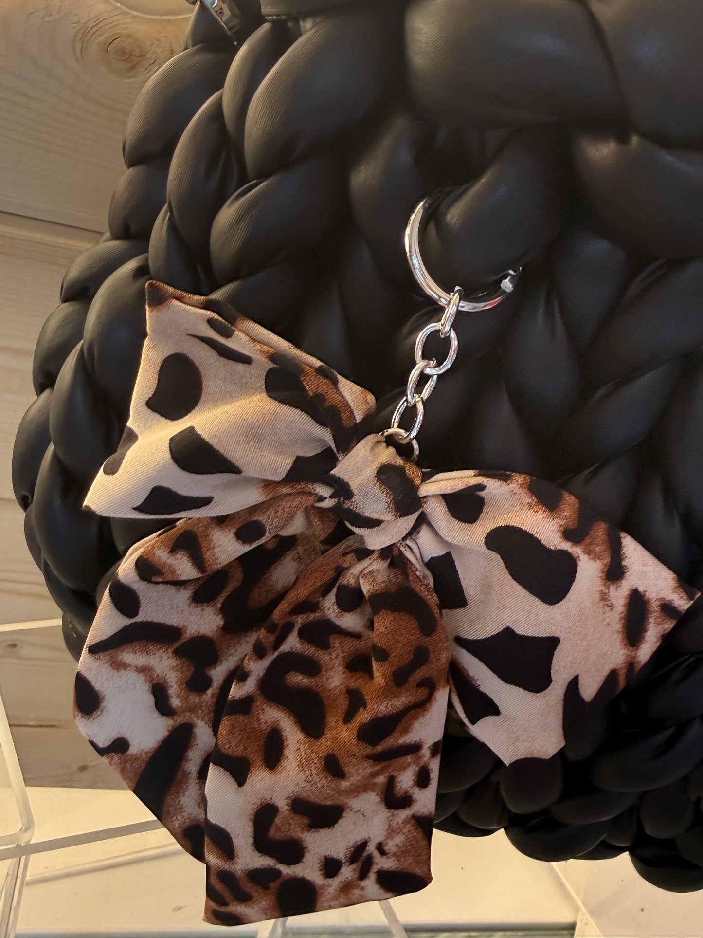 The Panther Bag | Puffy Braided Black | LYBags Plush Luxe Collection