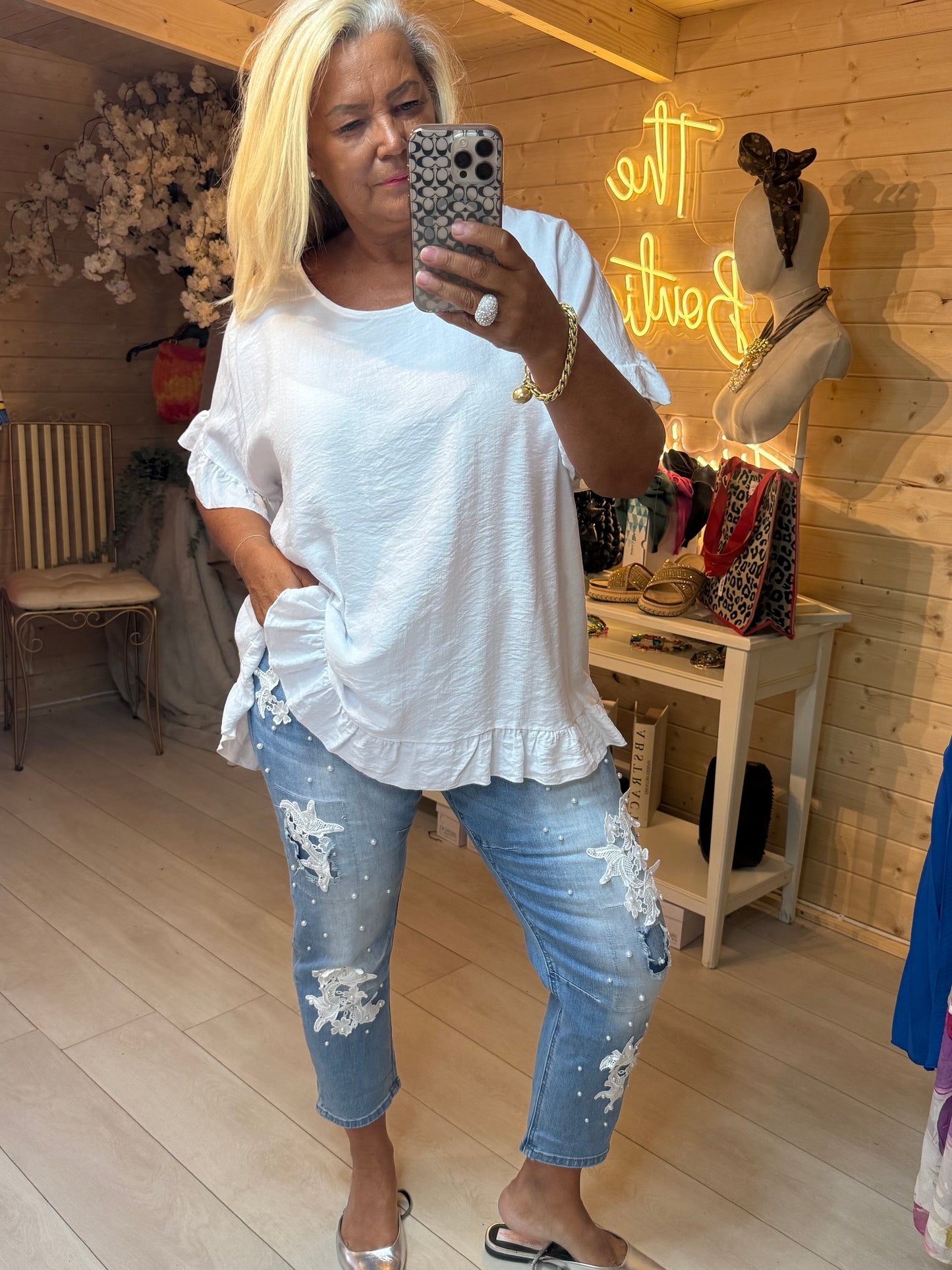 Pearl Lacey Jeans