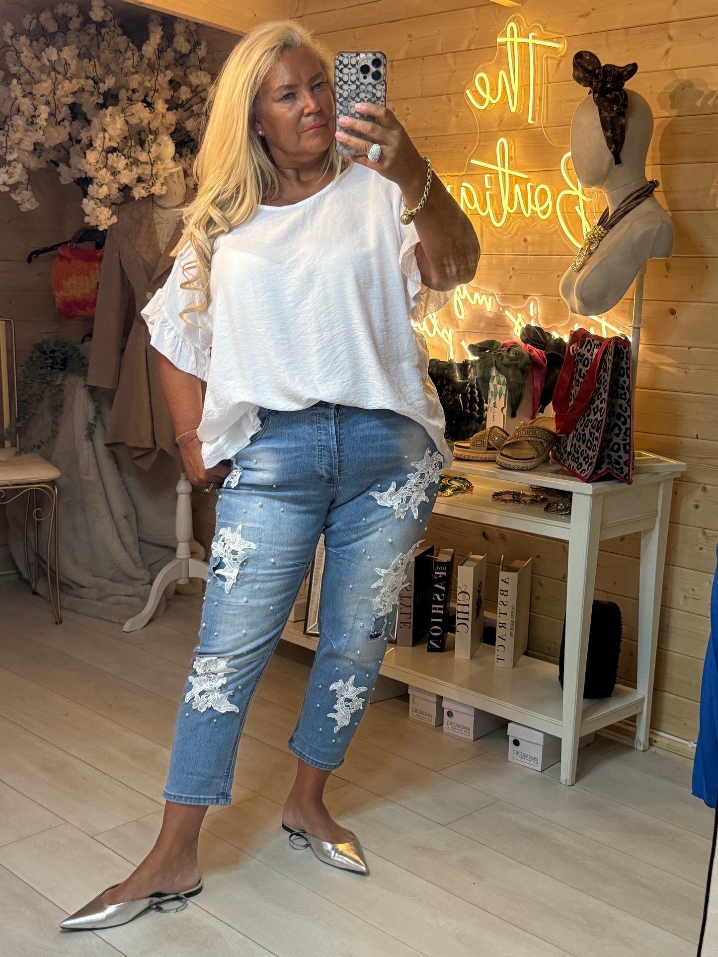 Pearl Lacey Jeans