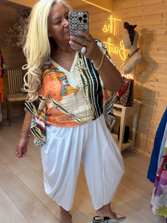 Equestrian Luxe Kaftan Top – One Size 8-16 (Small 18)