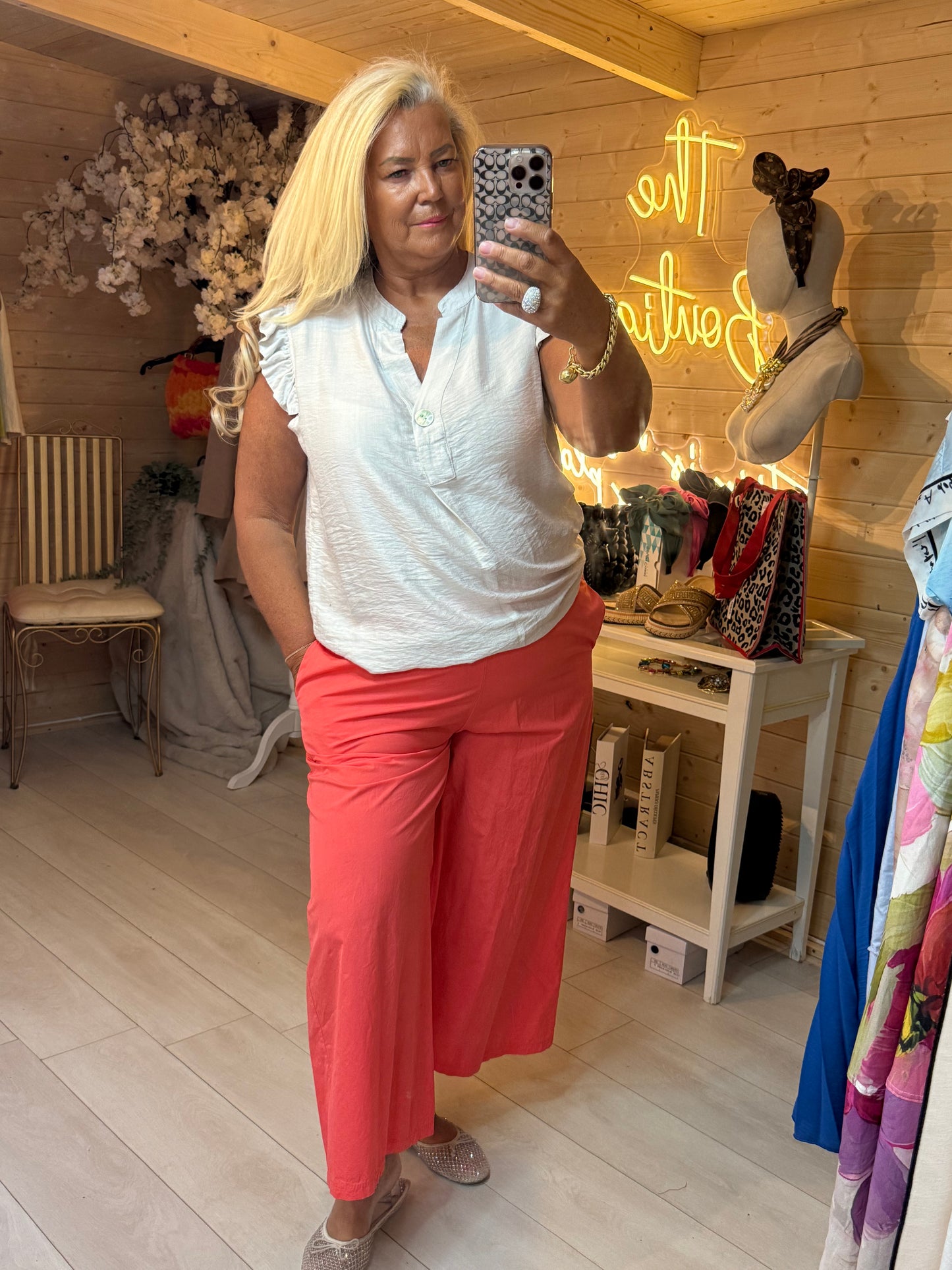 Zapp Wide Leg Trousers – One Size 8-16 (Small 18)
