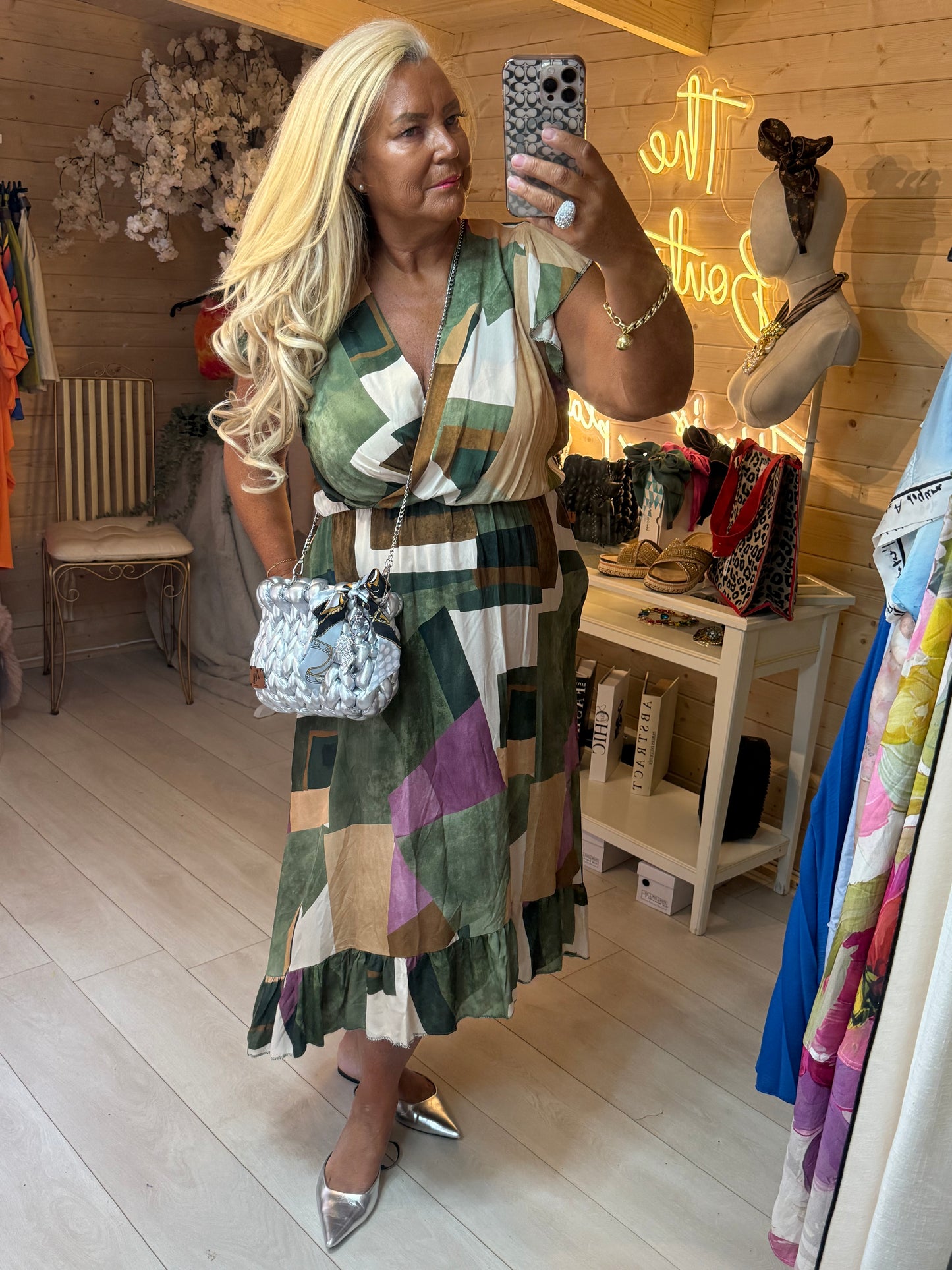 Abstract Dress – One Size 8-18