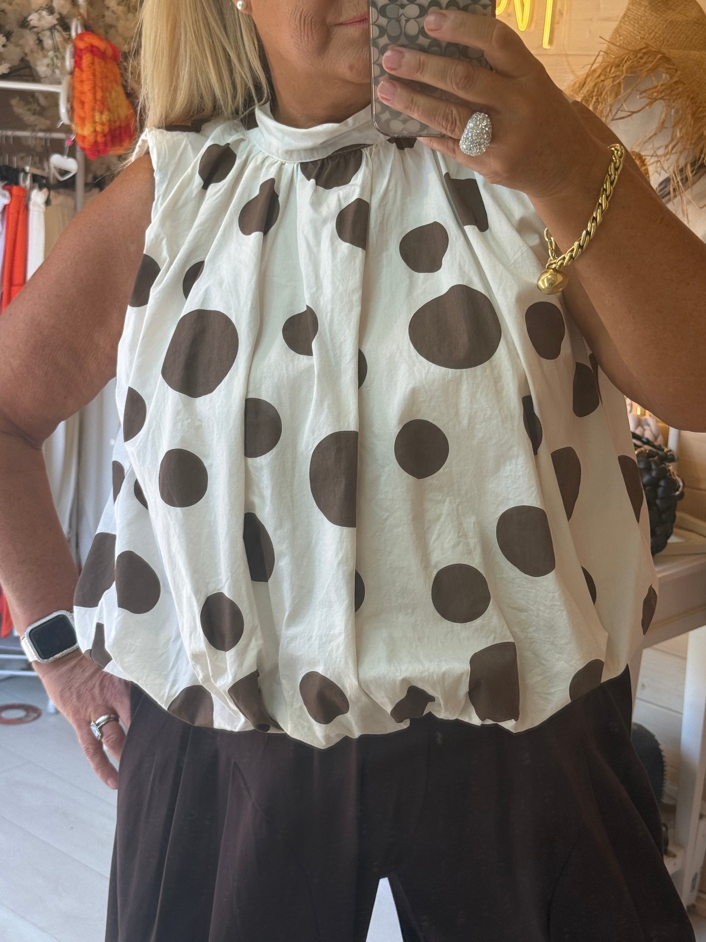 Blossom Halter Neck Bubble Top One Size 8-16