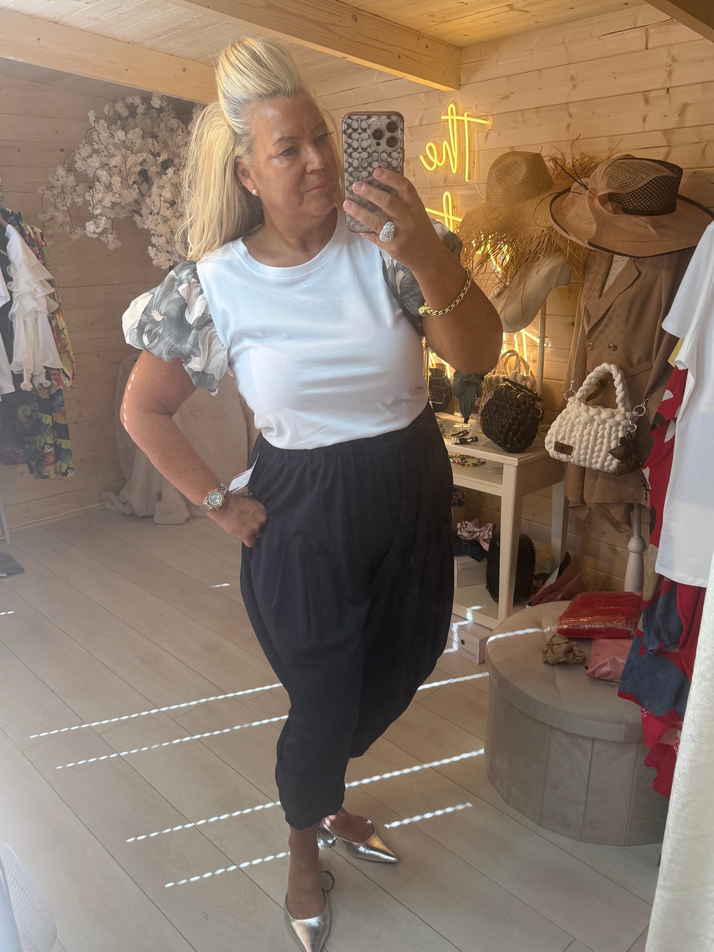 Valencia Puff Sleeve Top One Size 8-16