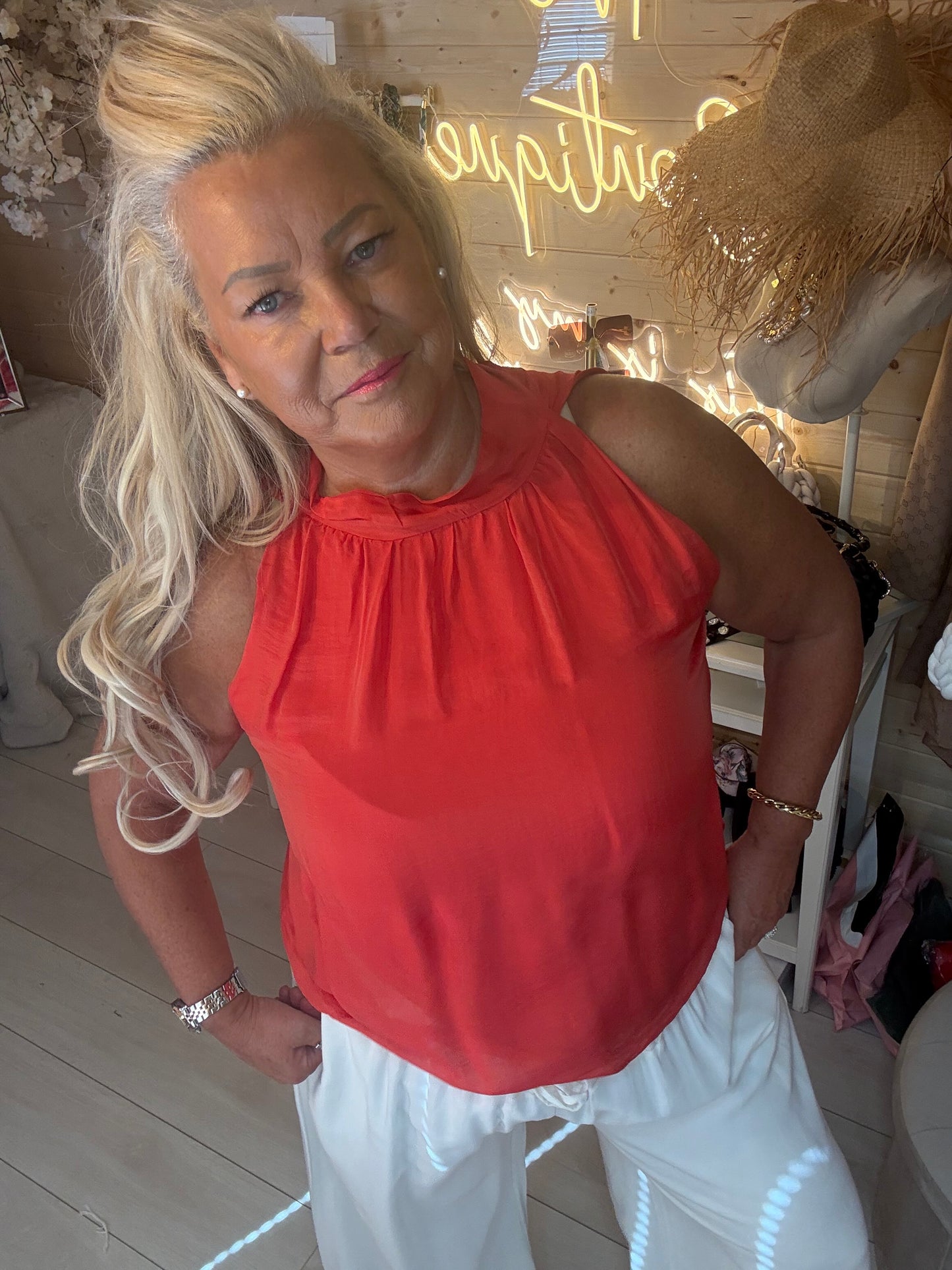 Scarlett Halterneck Top One Size 8-16 (Small 18 on Bust)