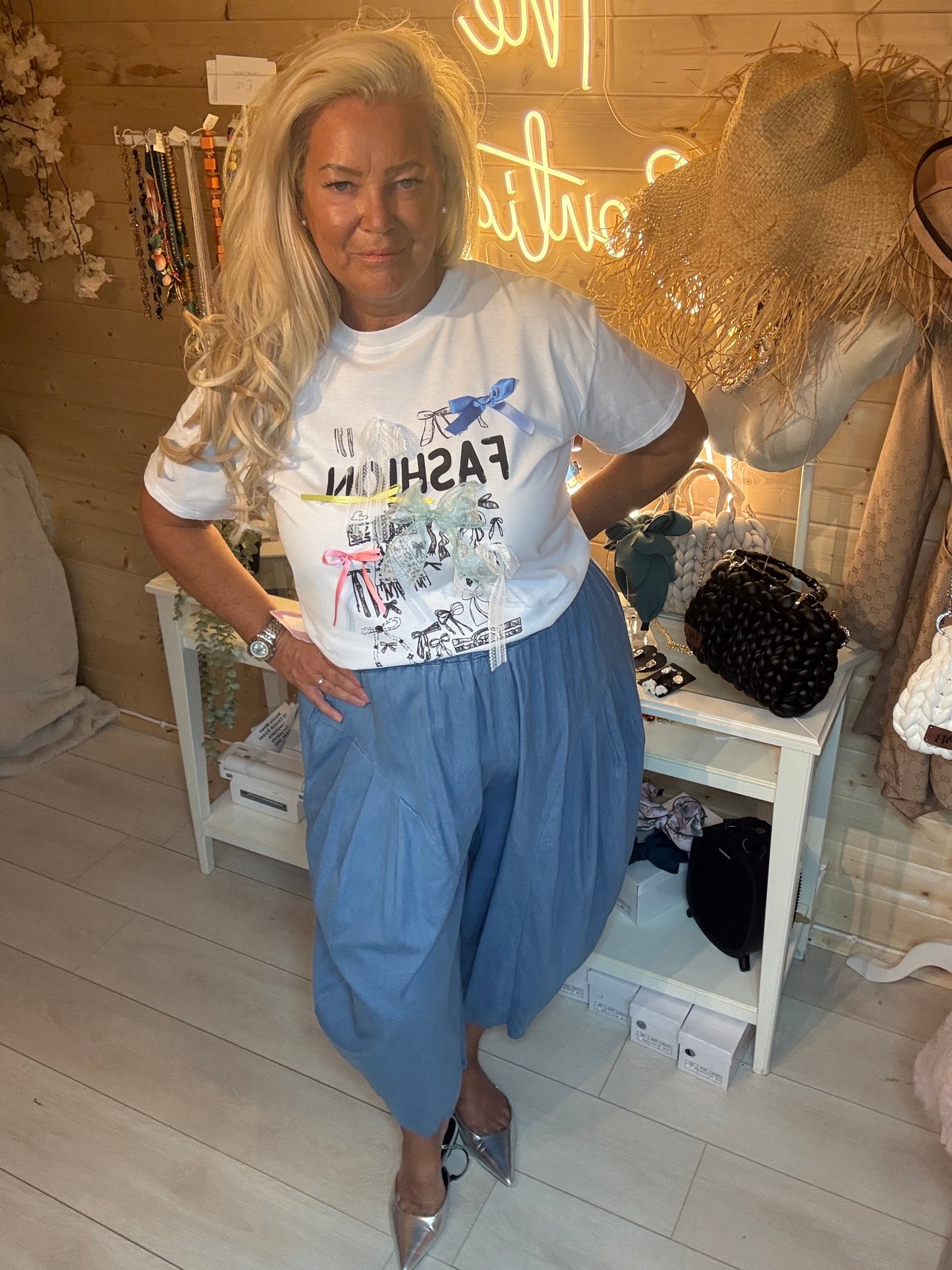Fashion Graphic T-Shirt White or Black S/M & M/L