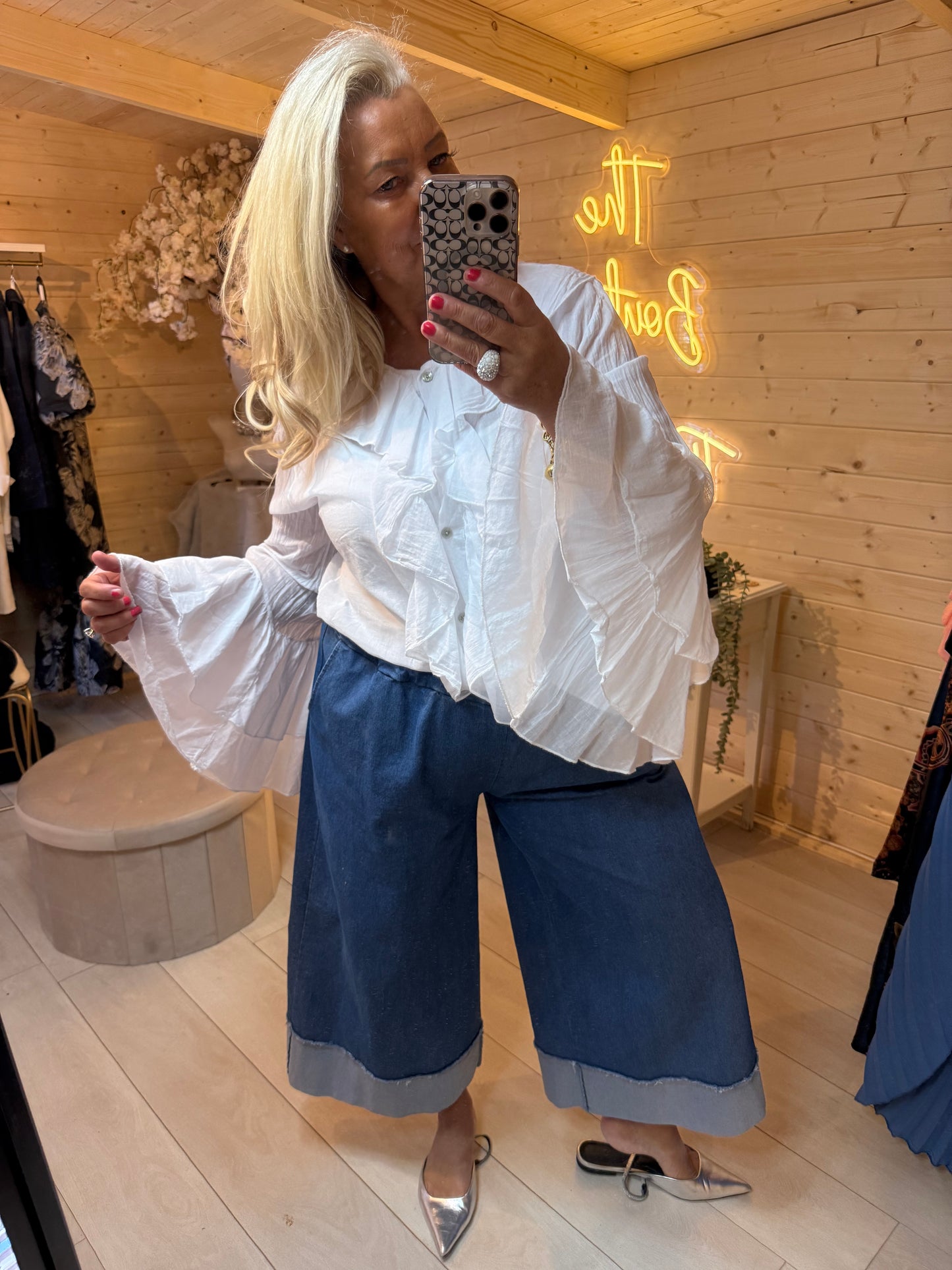 Casca Ruffle Blouse