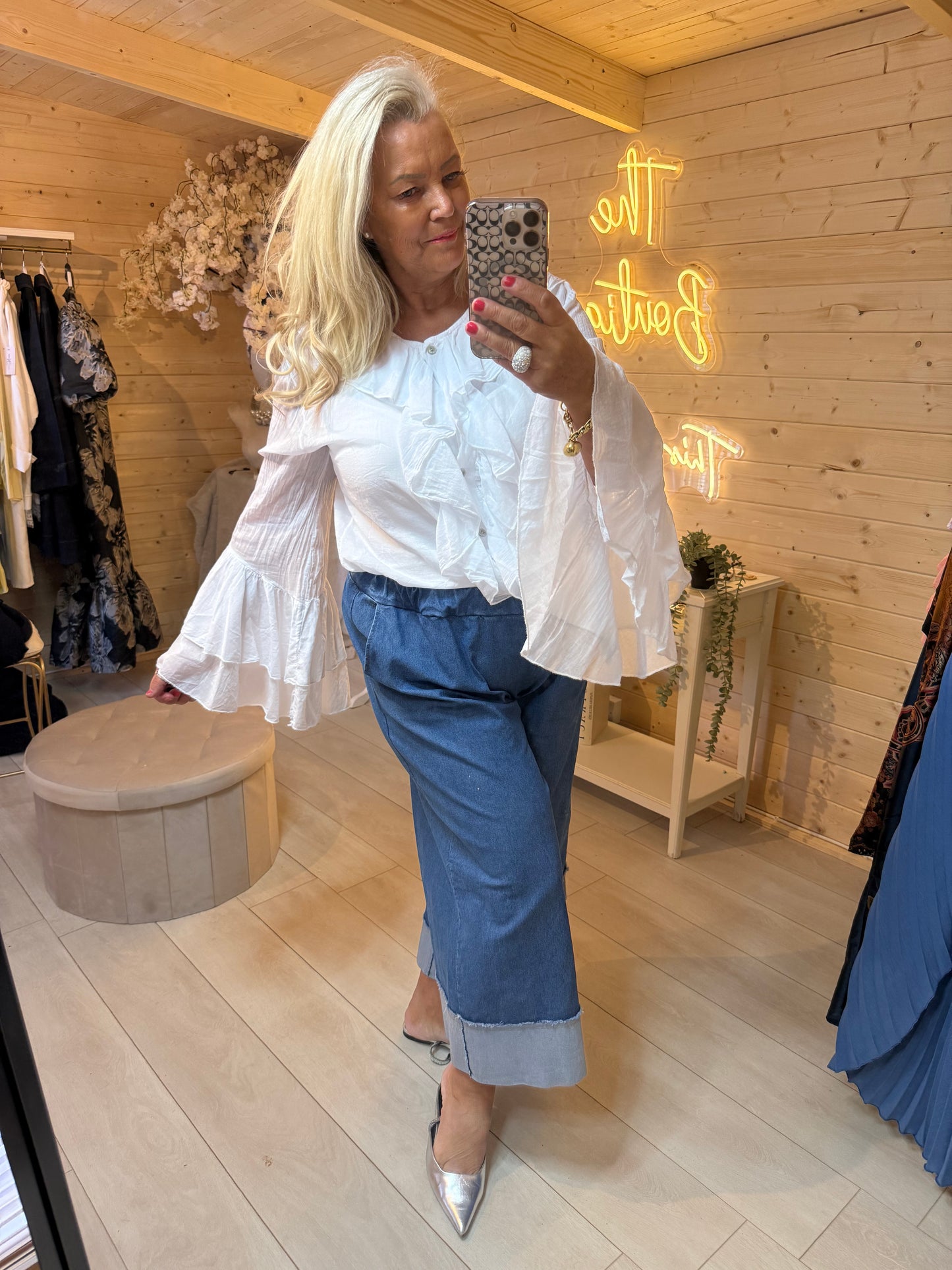 Casca Ruffle Blouse