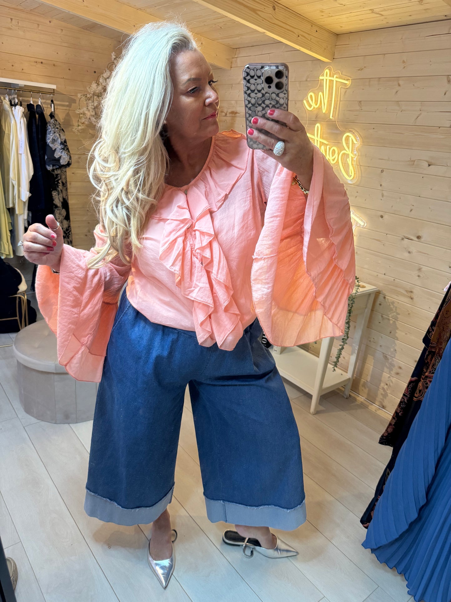 Casca Ruffle Blouse