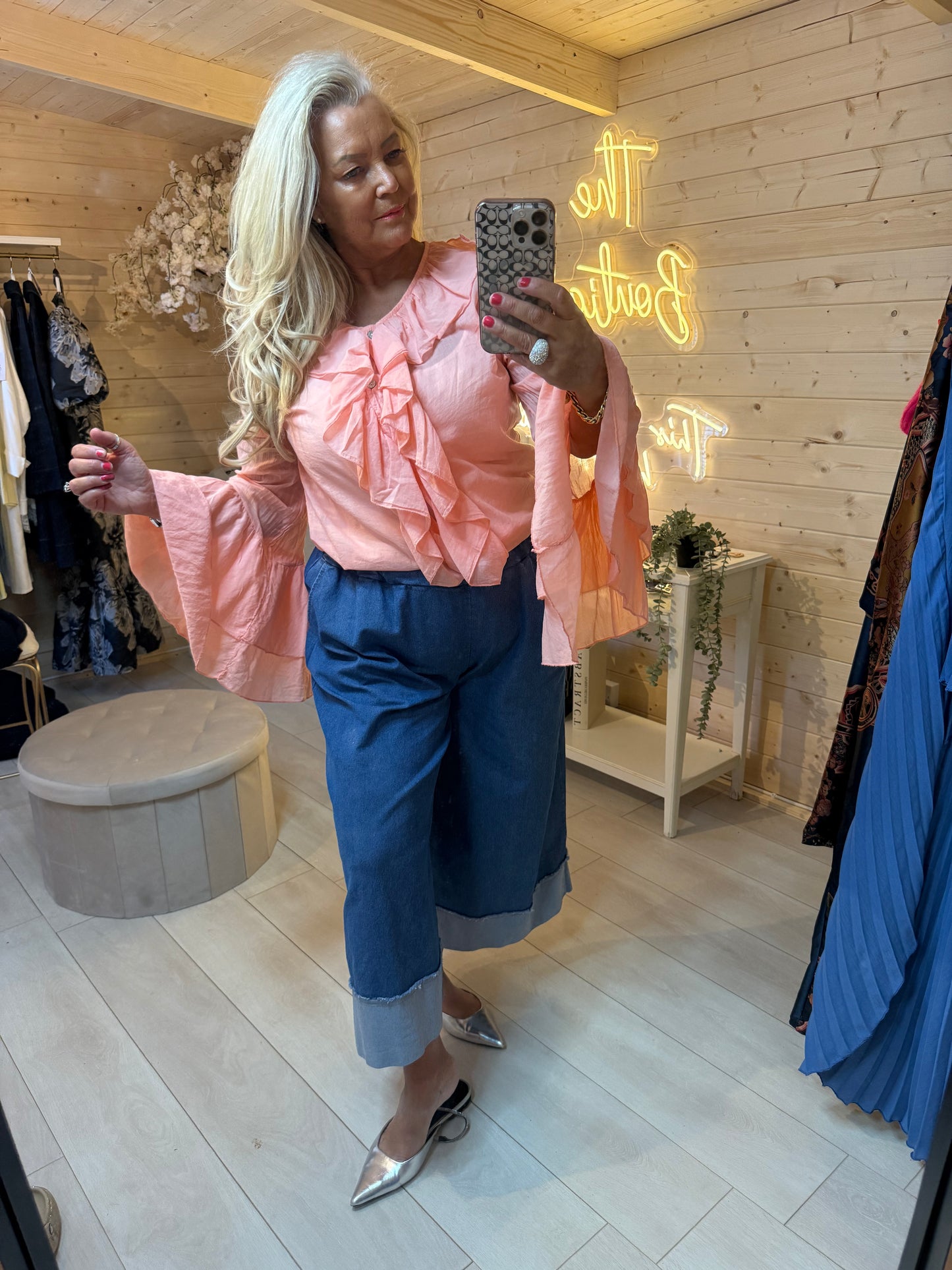 Casca Ruffle Blouse