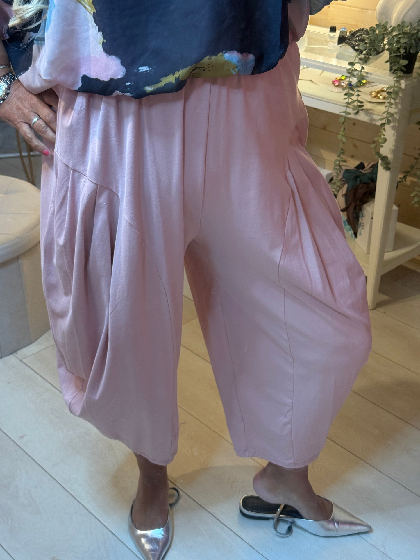 Plain Slouch Trousers