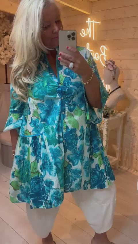 Aqua Summer Dress/Top