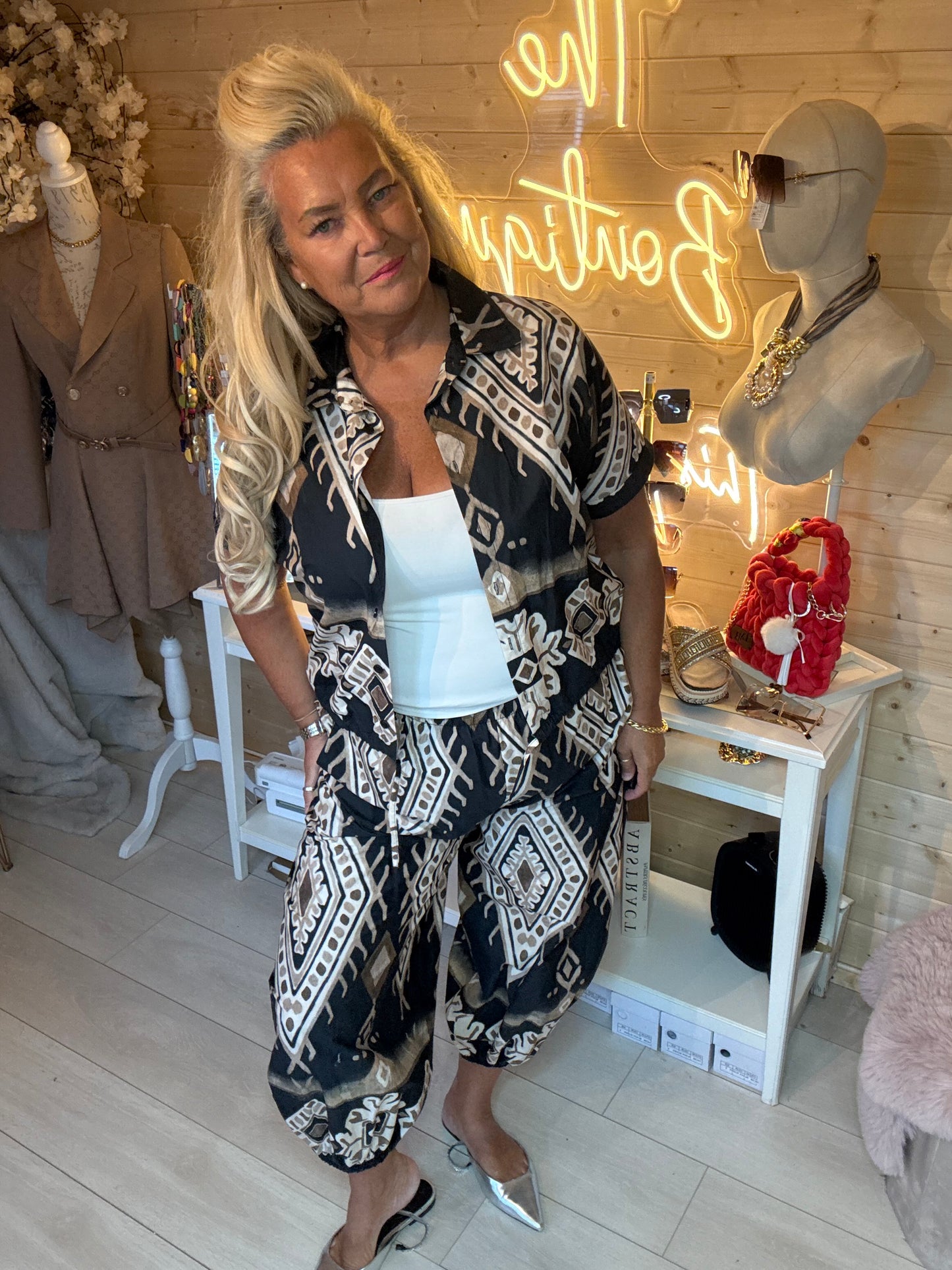 Aztec Print Harem Trousers | One Size 8-18